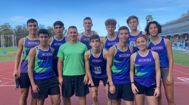 Escuela local de atletismo: varios pibes y pibas se subieron al ranking provincial