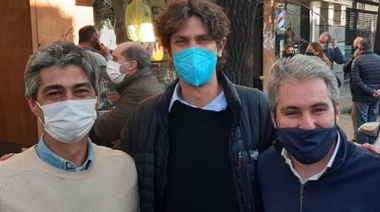 Precandidatos locales recorrieron campaña con Martín Lousteau