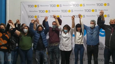 Festejos del Frente de Todos: "los sueños no se terminan en la elección sino que se persiguen hasta alcanzarlos"