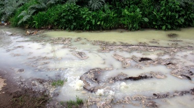 Desborde cloacal y denuncia ambiental en barrio Banco Provincia