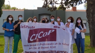 Profesionales de la salud se preparan para un paro el viernes