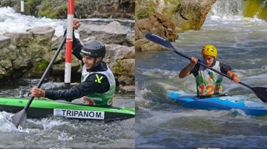 Deportistas locales del kayak participaron en la Copa Argentina de Slalom