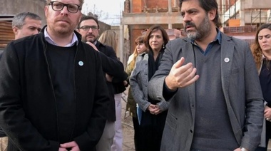 Carlos Bianco recorrió la obra de la Universidad de Lobería
