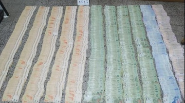 Ruta 88: Detuvieron a dos hombres con 5 millones de pesos en efectivo en la entrada de Mechongué