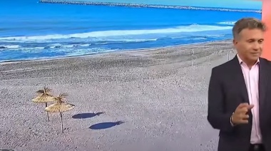 Se estrenó en la televisión nacional las imágenes de la cámara en Quequén