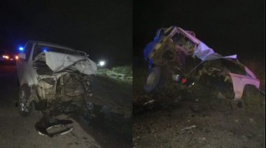 Dos fallecidos tras un accidente entre dos camionetas en Ruta 55