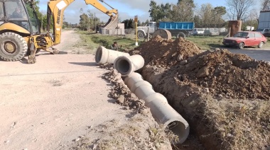 El municipio informó la actualidad de los trabajos pluviales en Claraz