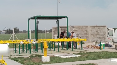 Finalizaron las pruebas y avanza el gasoducto en Claraz