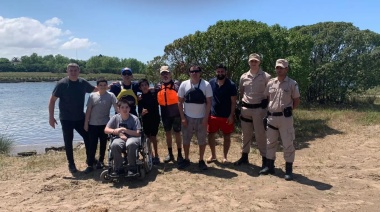 Discapacidad: Escuela Municipal de Kayak acompañó a jóvenes marplatenses a una "travesía inclusiva"