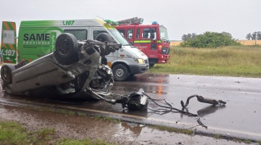 Dos adolescentes y un adulto fallecieron en un terrible accidente en ruta 72, partido de Tres Arroyos