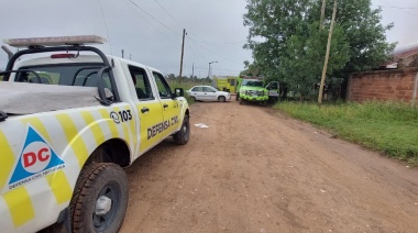 Incendio en Necochea: Bomberos rescataron a una mujer que quedó internada con el 70% del cuerpo quemado
