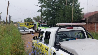 Incendio en Necochea: Bomberos rescataron a una mujer que quedó internada con el 70% del cuerpo quemado