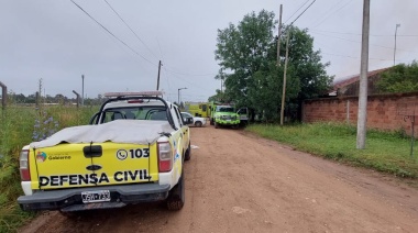 Incendio en Necochea: Bomberos rescataron a una mujer que quedó internada con el 70% del cuerpo quemado