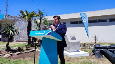 Rojas participó del acto en Puerto Quequén y confirmó la instalación de un nuevo Parque Industrial