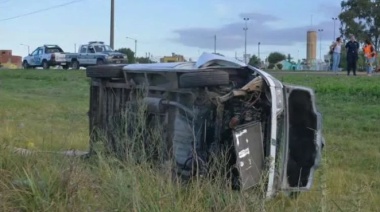 Ruta 226: Perdió el control de la motorhome y falleció tras el vuelco