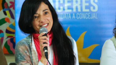 Unidad Ciudadana: la lista de Andrea Cáceres presentó sus candidatos a consejeros escolares