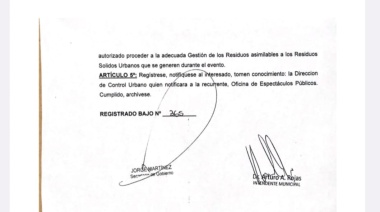El intendente Rojas le dió el OK a La Bresh