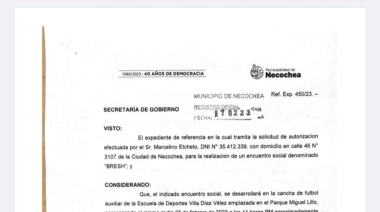 El intendente Rojas le dió el OK a La Bresh