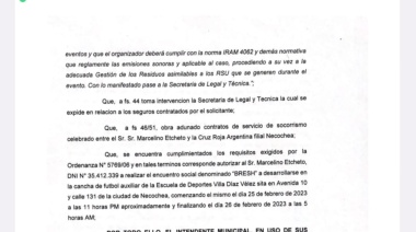 El intendente Rojas le dió el OK a La Bresh