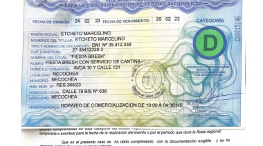 Dieron a conocer los permisos provinciales que obtuvo la Bresh para su realización