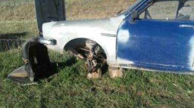 Por una rotura dejó su auto en la banquina y se lo desmantelaron