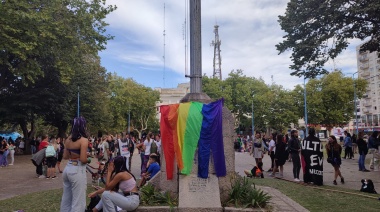 8M en Necochea: Fuerte reclamo se escuchó en el centro de la ciudad