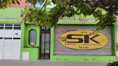 Robos en la Av.10: Le tocó a la Relojería Sergio Knöllinger y al local de ropa "Violetta"