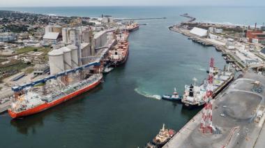 Puerto Quequén no detiene su marcha: 1.5 millones de toneladas en el primer cuatrimestre