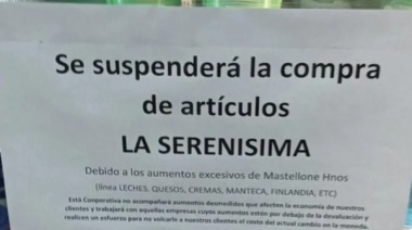 Cientos de comercios bonaerenses dejan de vender La Serenísima por aumento excesivo de precios