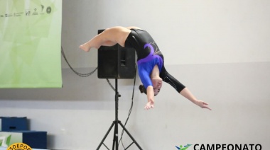 Joven gimnasta de Necochea se corona Campeona Sudamericana de Clubes en Campeonato de Trampolín en Bariloche
