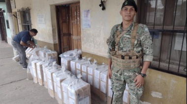 Correo Argentino distribuye padrones y material electoral
