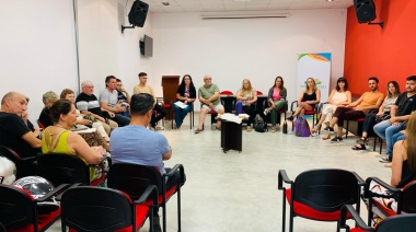 Funcionarios y talleristas se reunieron en San Cayetano de cara al 2024