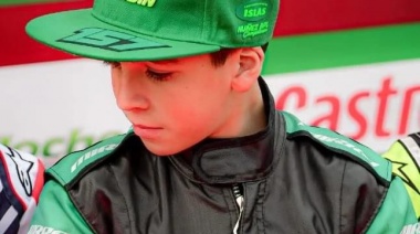 Joaquín Fradin, el necochense de los alfajores que triunfa en el Karting