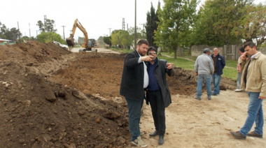 Destacan el avance de las obras de la Avenida 554