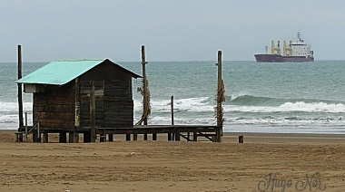 Clima en Necochea: Domingo de tormentas y vientos intensos