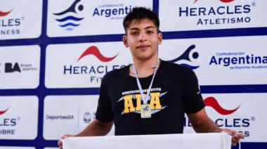 Jeremías Taien Torales, orgullo de Necochea: Seleccionado para competir en la 11° Copa Brasil de aguas abiertas