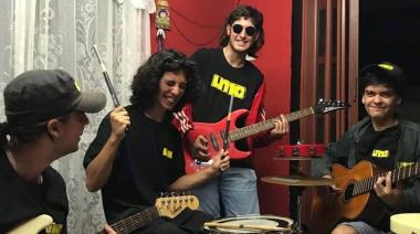 La banda joven necochense Litio inicia su gira de invierno con un show en el Teatro Nihuil