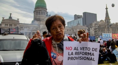 El veto a la reforma jubilatoria quedó ratificado con el respaldo crucial de la UCR y el PRO