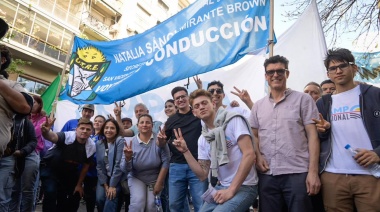 Sánchez Jauregui marchó en Congreso: ¡Siempre del lado de una universidad pública, gratuita y de calidad!