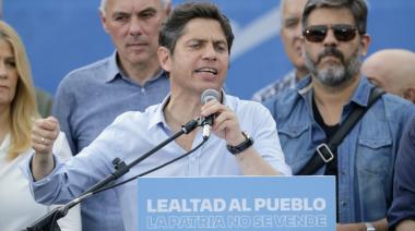 Kicillof: "La única pelea que me interesa es contra las políticas de Milei"