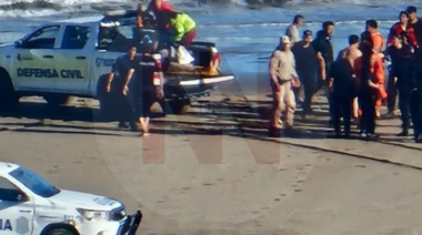 Tragedia en el mar de Necochea: un hombre falleció y otro fue hospitalizado por hipotermia
