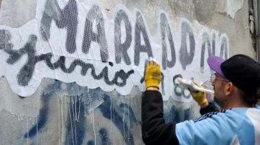 Cuenta regresiva para el Muraltar Maradoniano 2024 en Necochea: arte, música y homenaje al 10