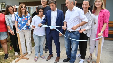 Andrea Cáceres, junto a Kicillof y Larroque, inauguraron una nueva Casa de Abrigo y entregaron viviendas en Villa Gesell