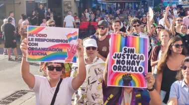 ¿Qué se exigió y reclamó en la multidinaria Marcha Federal del Orgullo Antifascista y Antirracista en Necochea?