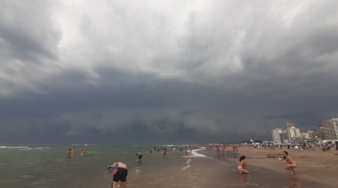 Alerta meteorológica en Necochea: tormentas y calor extremo se reiteran este viernes, igual que ayer