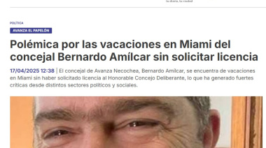Cuando la rosca política pone en riesgo la seguridad: el caso del concejal Amílcar