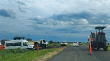 Reparan rutas cercanas a Necochea: avanzan en la 55 y pronto en la 227 y la 86