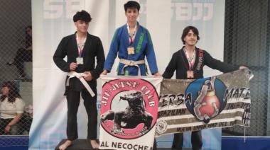 Gran desempeño necochense en la última etapa de la Serie Bonaerense de Jiu Jitsu