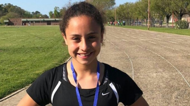 Josefina Rolón, la joven promesa del atletismo en La Dulce