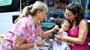 El 77% de los niños y niñas del distrito fueron vacunados contra  rubéola y el sarampión